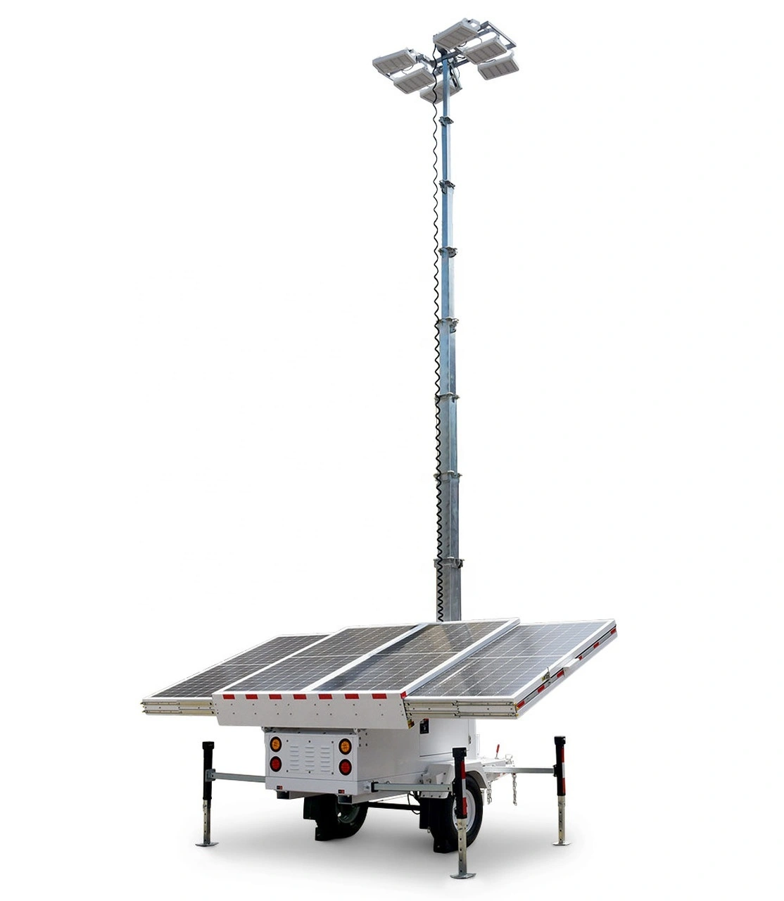Lux solaris turrim cum 1840w ducitur luminibus et 19200wh gel altilium ad usus commerciales 1