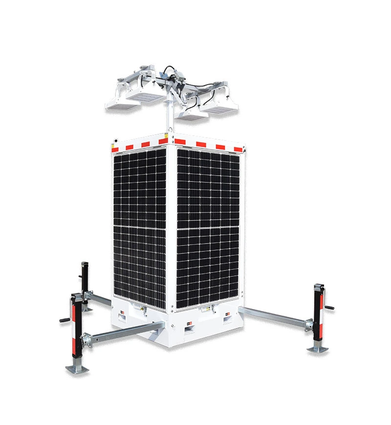 Hydraulic elevatio Telescopic Malt Mobile Solar Powered Lighting for Outdoor Sports Events 1