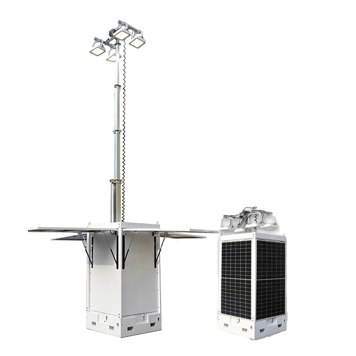 Draagbare zonne-toren Licht Mobiele LED-lichttoren voor buiten 1