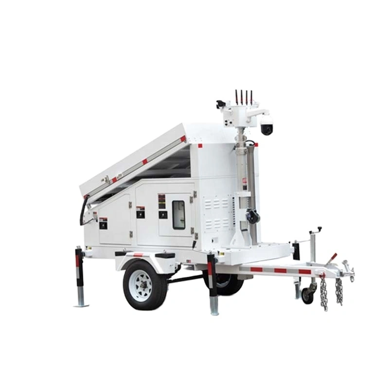 Wifi Dome Camera Security Mobile Surveillance Solar Trailer CCTV Tower Security 1