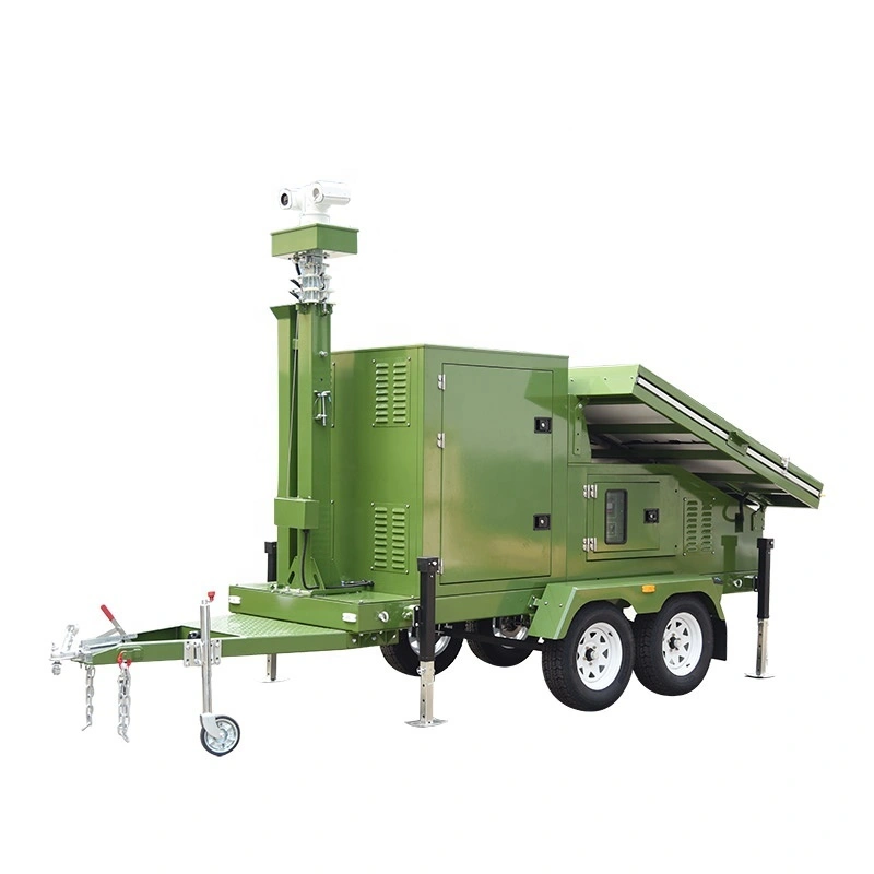 Green energy military mobile solar telecom nga adunay 4 solar panels 1
