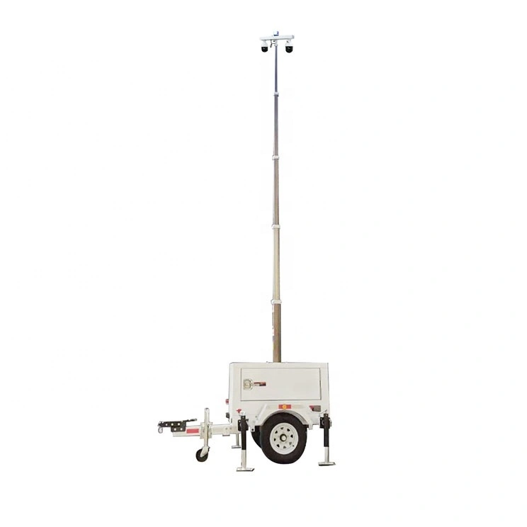 Hitrans  mobile cctv tower  with AC charger for port uses 1