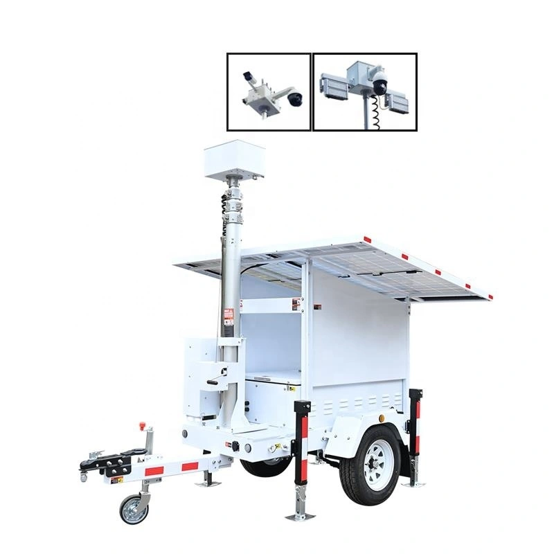 Relocatable Rapid Deployment Mobile DC Solar Power CCTV Tower System for Lease 1