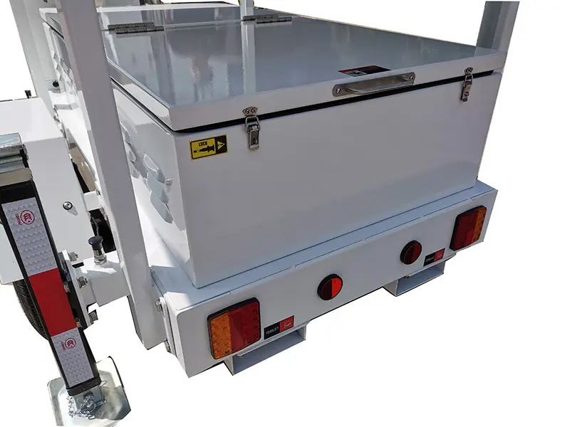 BIGLUX Brand Manual Winch Lifting Solar Security Trailer US/EU/AU Standard Factory 6