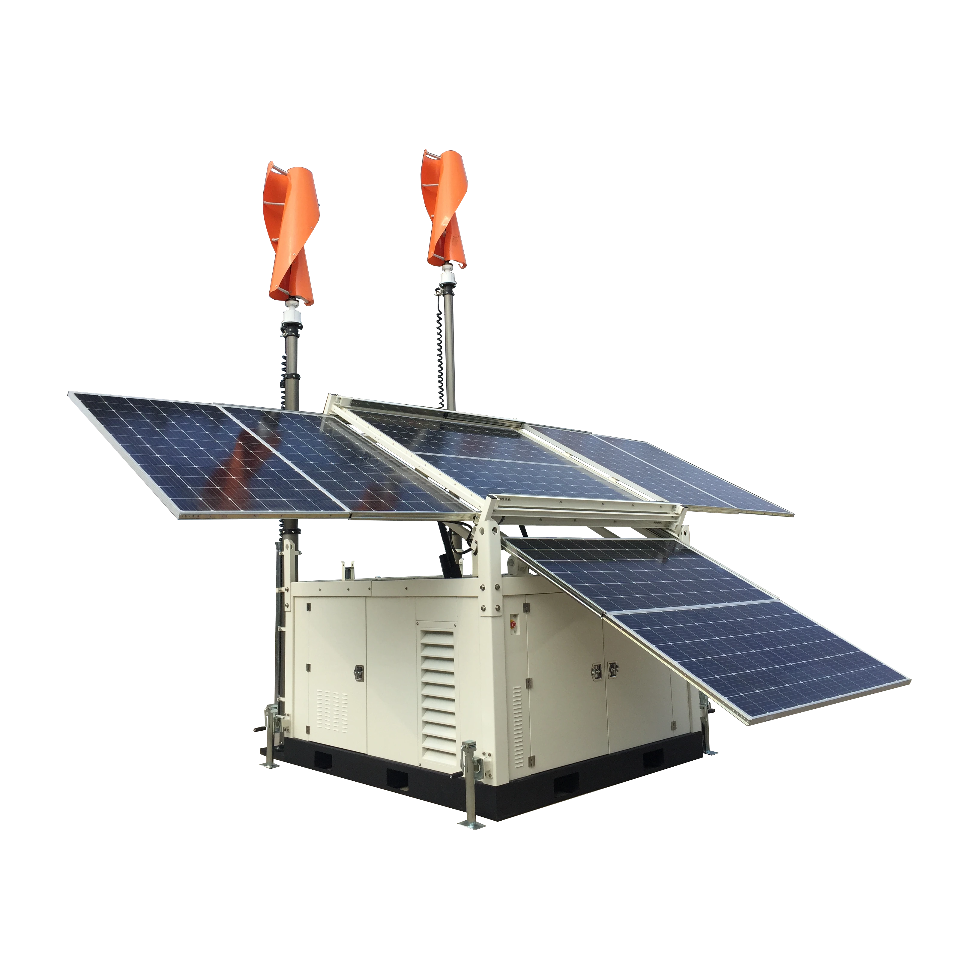 Hybrid Power Generator Solar And Wind Turbine Power Station 1