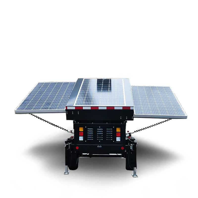 Multifunctional Portable Off Grid Solar System Trailer Mounted Solar Tower Para Sa gawas 1