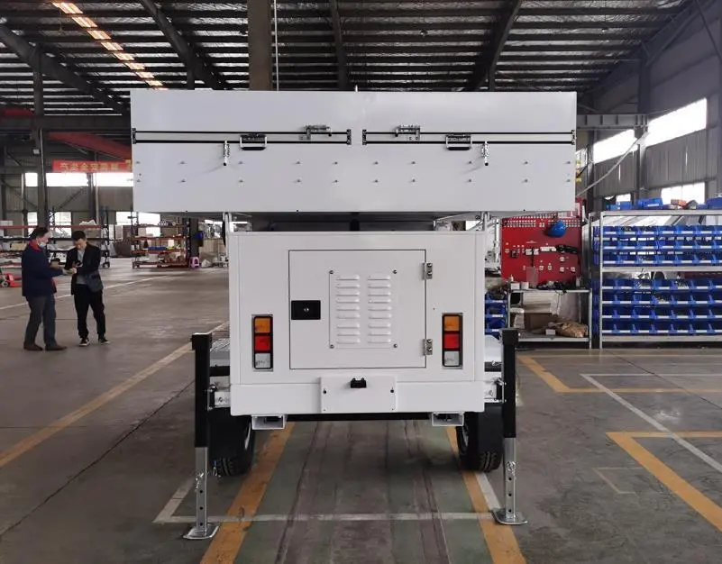 Mobiele 4.5KW Solar Generator Draagbare Kragstasie as Militêre Sleepwa vir Nood 1