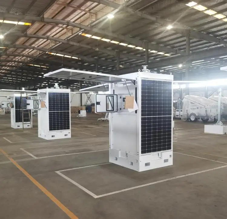 Durable Base 4 X 460W MonoCrystalline Solar Panel BIGLUX Brand Mobile Solar Power Plant 4