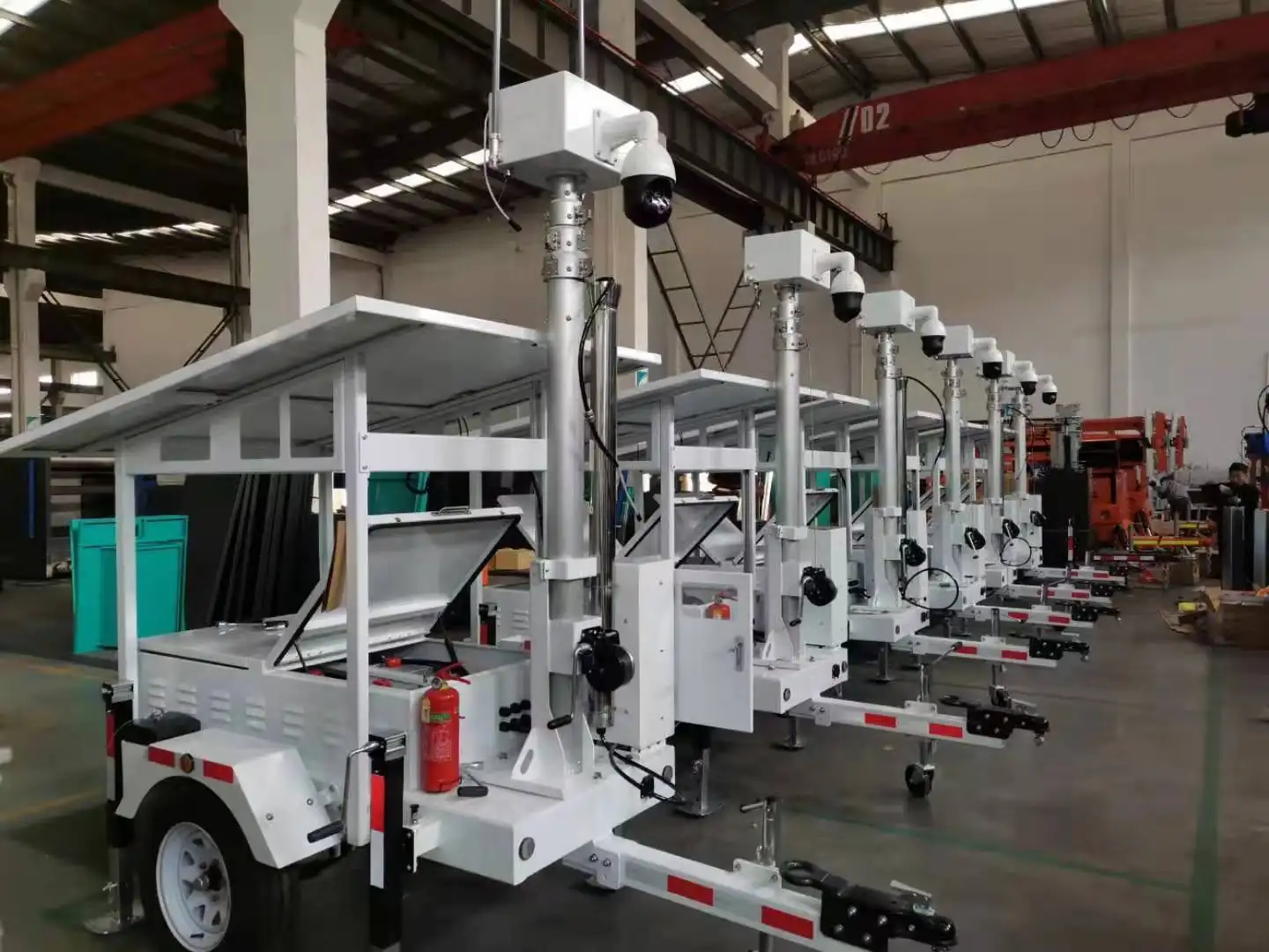 Custom Portable Security Camera Towers BIGLUX 6