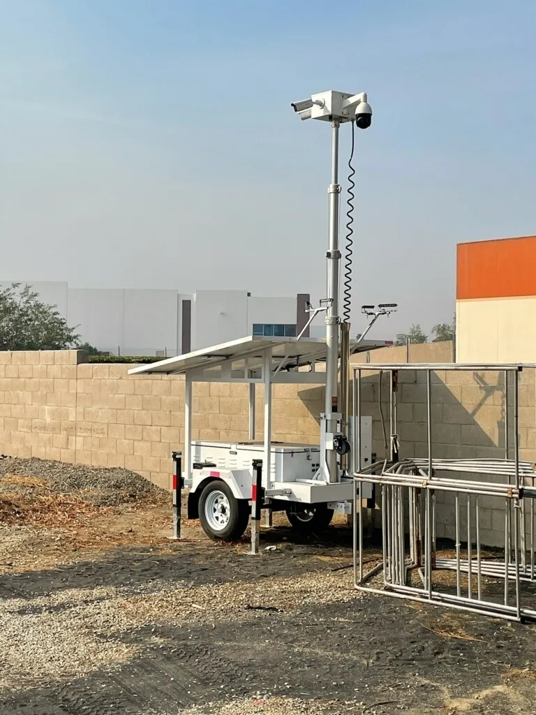 Custom Portable Security Camera Towers BIGLUX 4