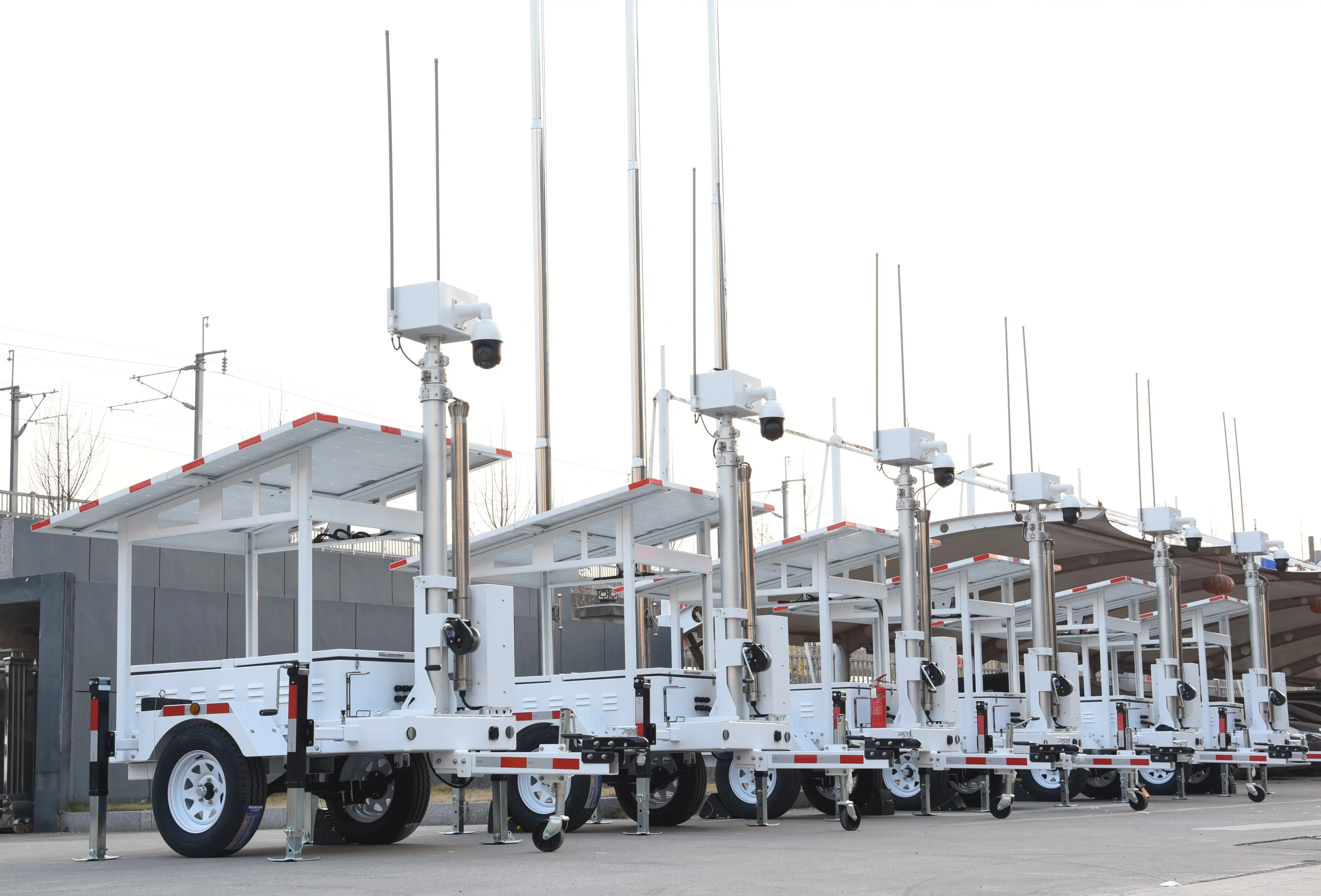 Custom Portable Security Camera Towers BIGLUX 5