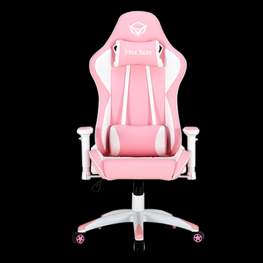 Jolie chaise E-Sport de jeu de course rose 2