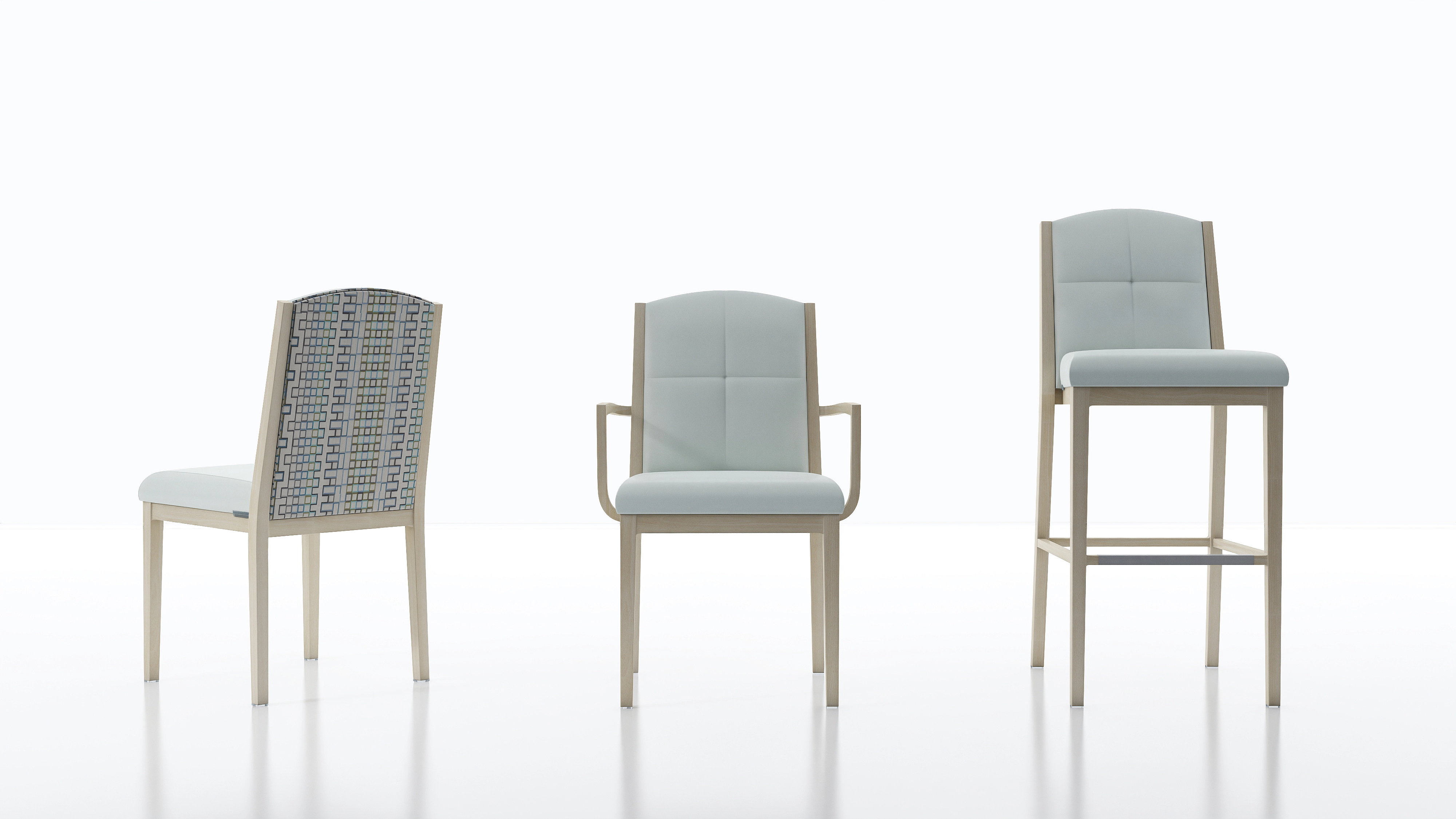 New wood grain aluminum dining barstool for sale YG7188 Yumeya 1