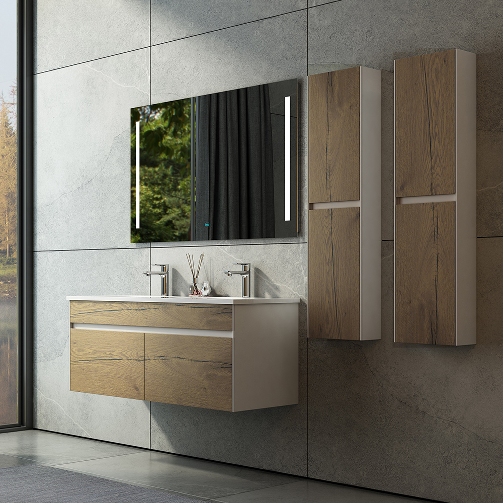 48 Inch Wall Mounted Melamine Bathroom Vanity SHKL BV753C