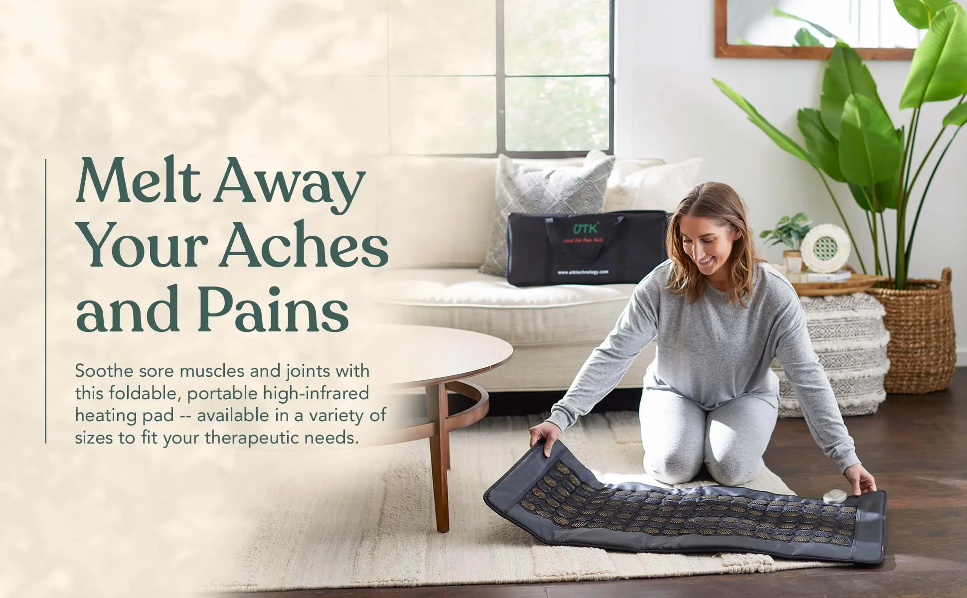 StartWarm Back Heating Pad With 126 Tourmaline Stones 12