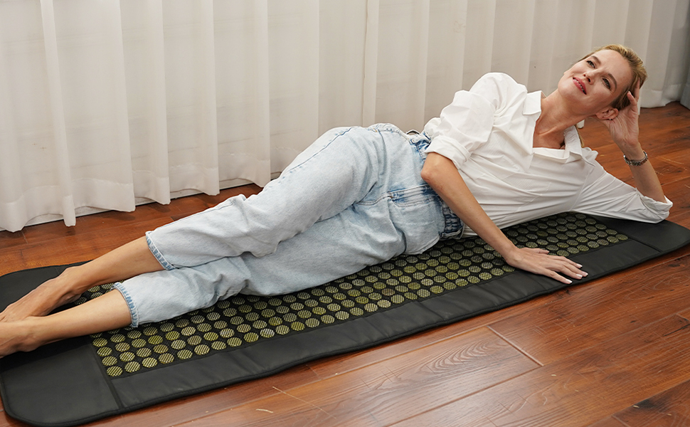 UTK 24"x 70" UTK Best Full Body Infrared Heating Pad Natural Jade Stones Heat Pad