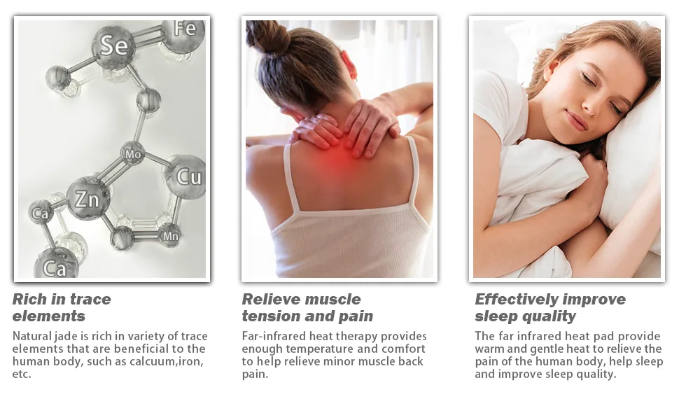 StartWarm Infrared Heating Pad For Back Pain Medium Jade Stone Heat Pad 13