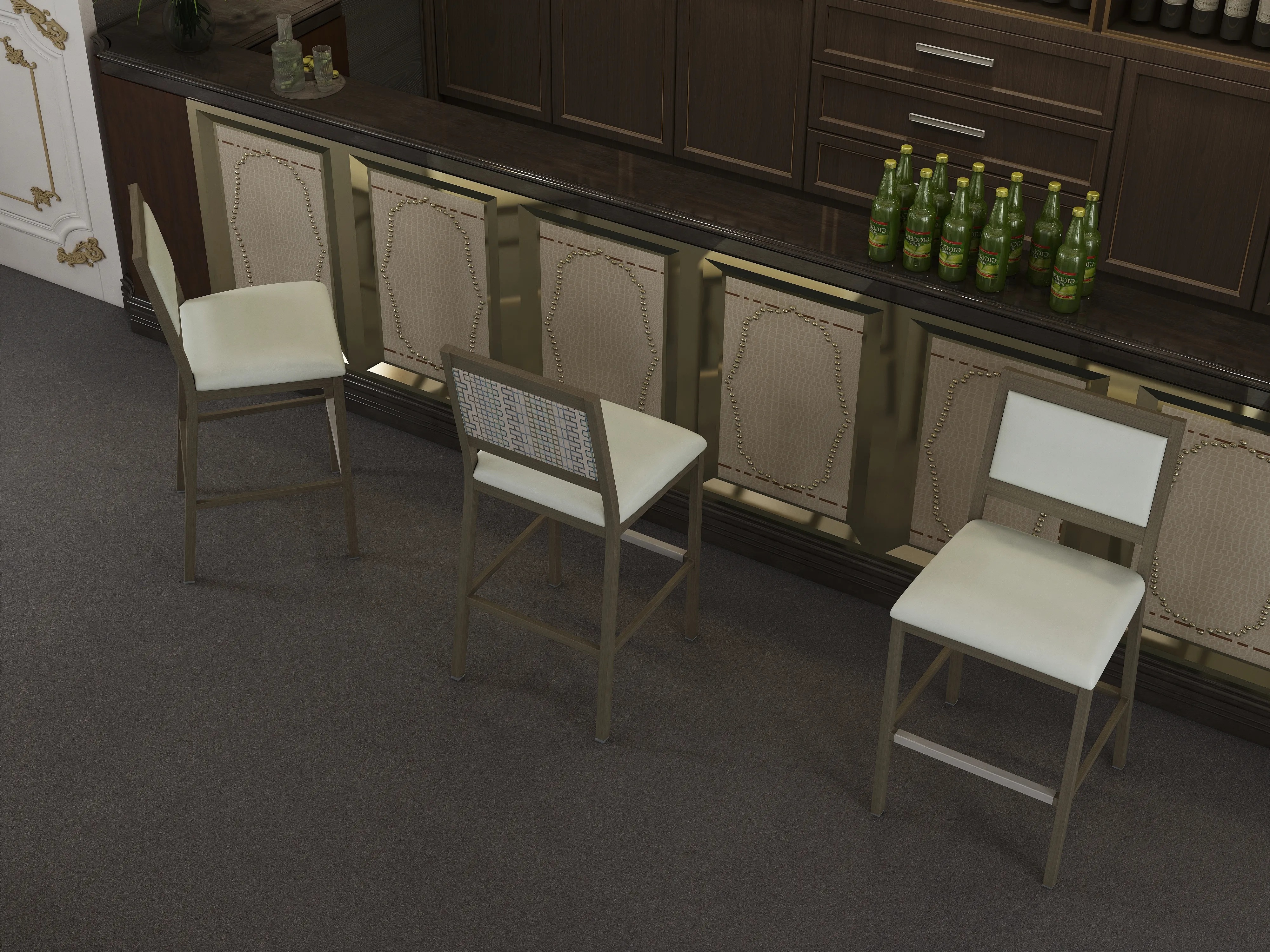 Kafene Style Bar Stools Yumeya Chairs Company 13