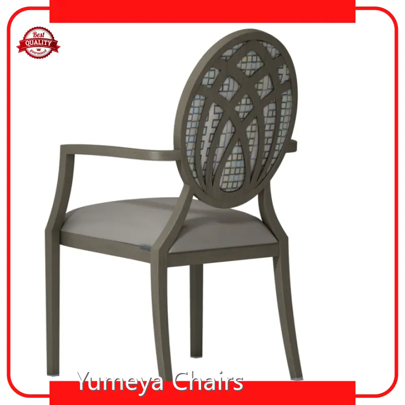 Yumeya Chairs Brand Black Metal Cafe Chairs 1