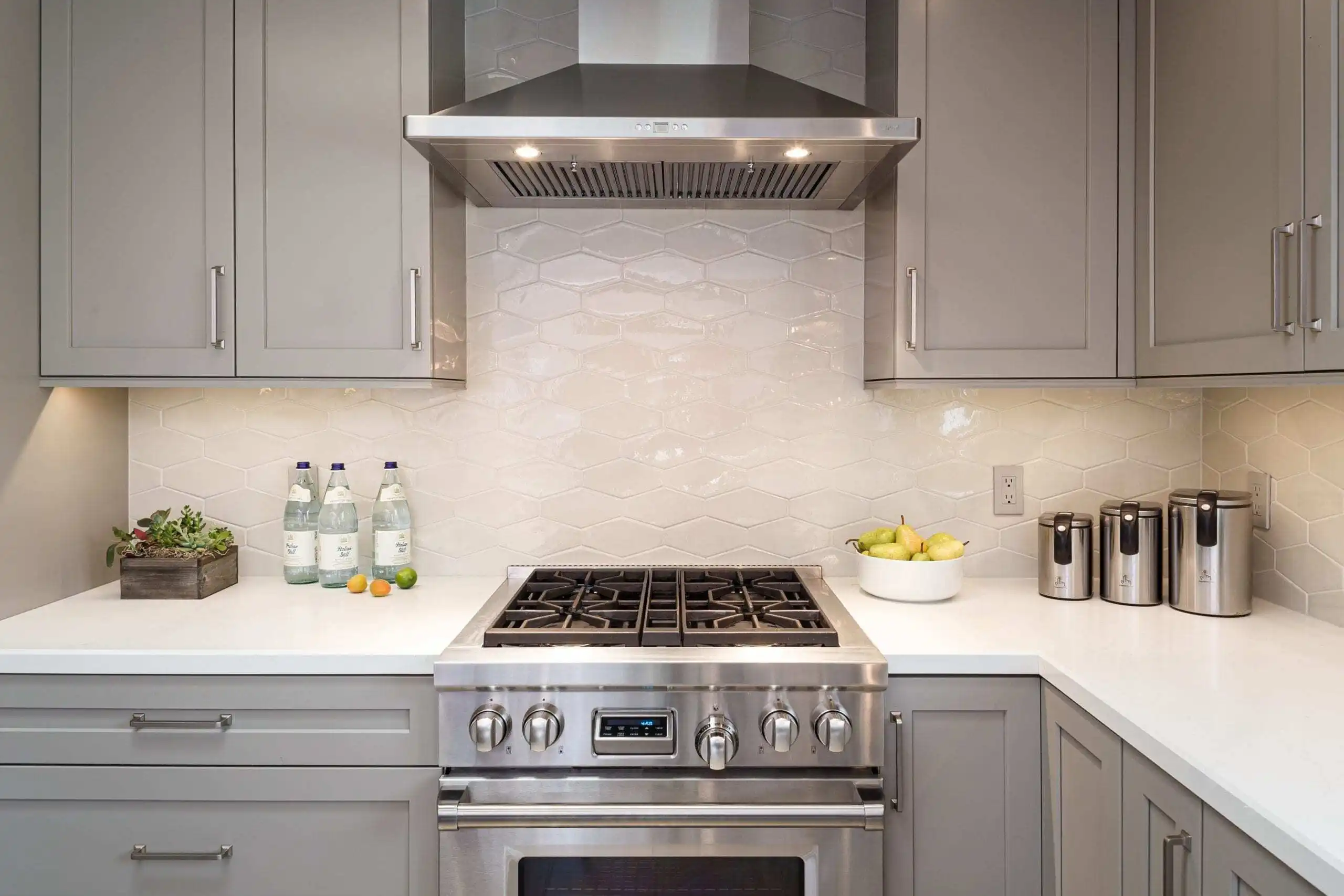 American Woodmark Custom Kitchen Cabinets Shown in Farmhouse Style Factory Price 4