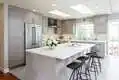 American Woodmark Custom Kitchen Cabinets Shown in Farmhouse Style Factory Price 2