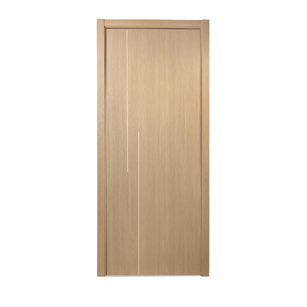 AllandCabinet Modern Oak Interior Door Solid Wood Living Room Door 1