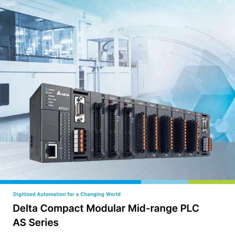 PLC Delta compacto modular de gama media serie AS 1