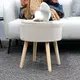 Round Storage Pouffe 23.50 * 23.50 * 55.00 Cm/2.79kgs/1pcs - - NEW IMAGE 6
