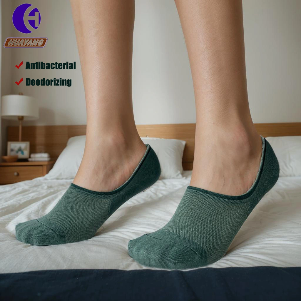 Anti-bacterial Combed Cotton Women's Invisible Perfume Socks High Quality Knitting 1