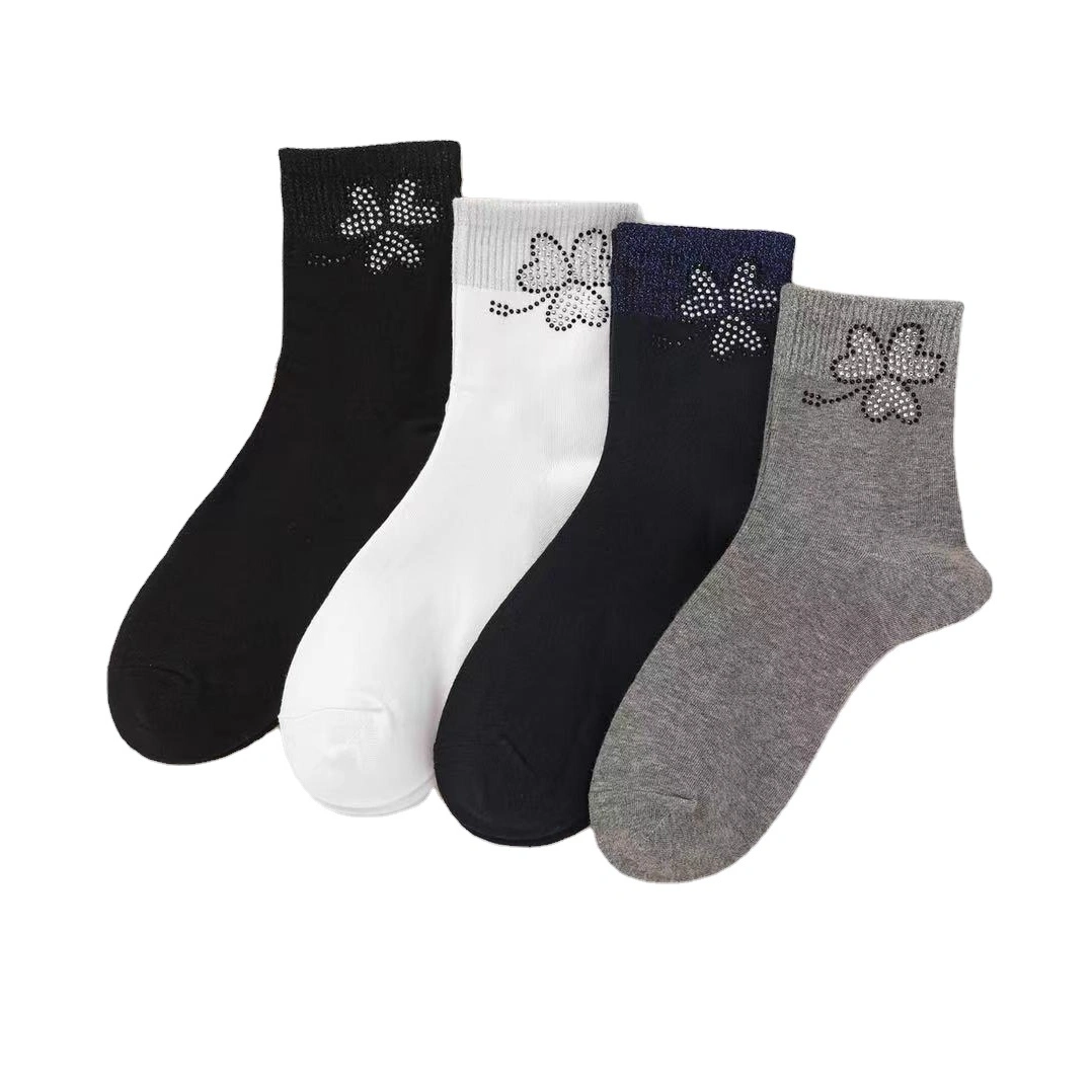 Custom Cotton Knitted Stone Socks for Ladies - High Quality 1