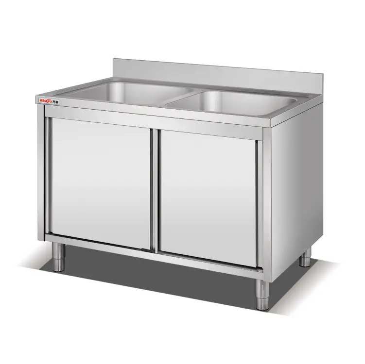 WANCHU Stainless Steel Kitchen Sink Manufacturers Brush Satin Steel Finshsupplier 5