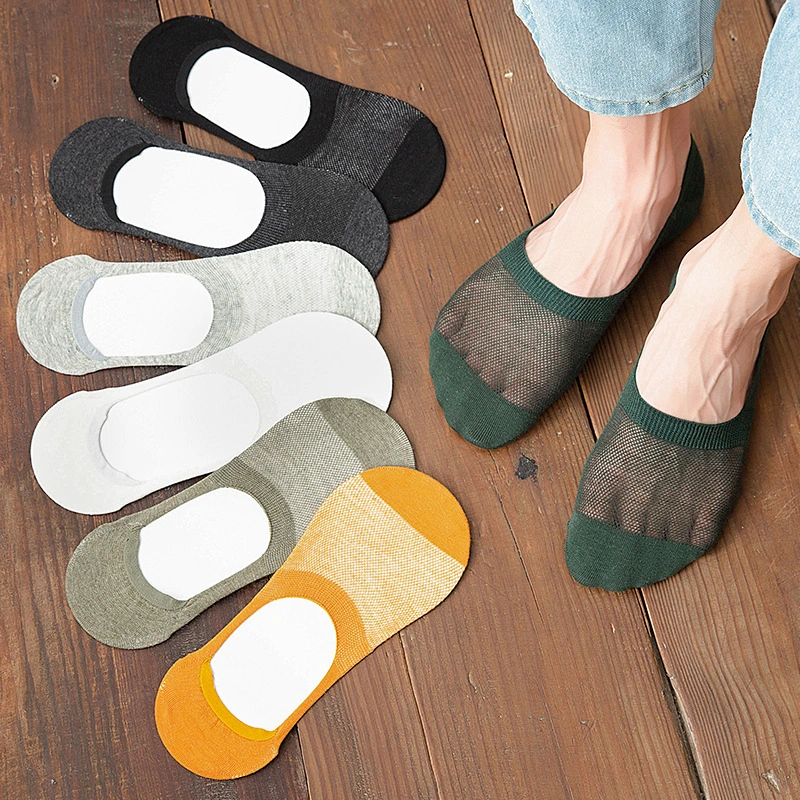 Chaussettes basses respirantes pour hommes pour le printemps et l'été 1