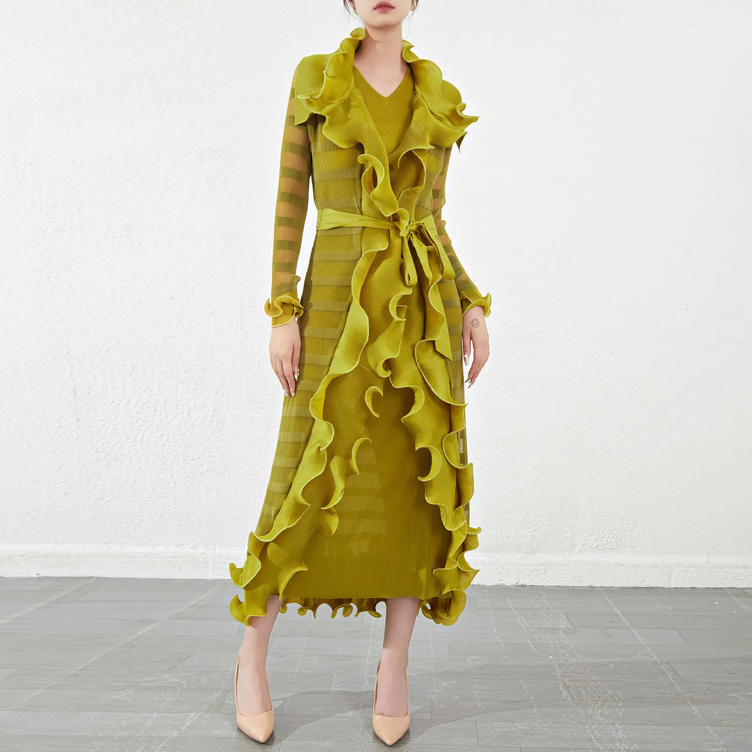 Pleated Gown Dress 2024 - - Pleats Clothing 6