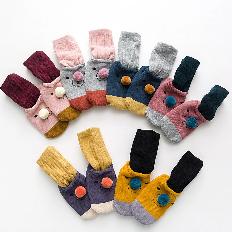 Anti Slip Winter Baby Socks - Cute Animal Custom Cotton Children Socks 1