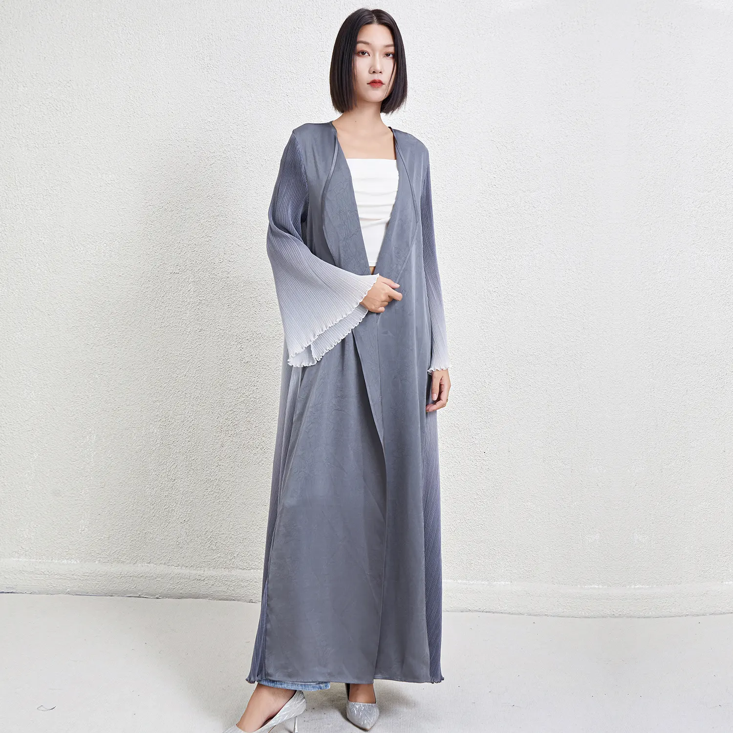 Red Pleated Gown 7-10 Working Days - - Pleats Clothing 6