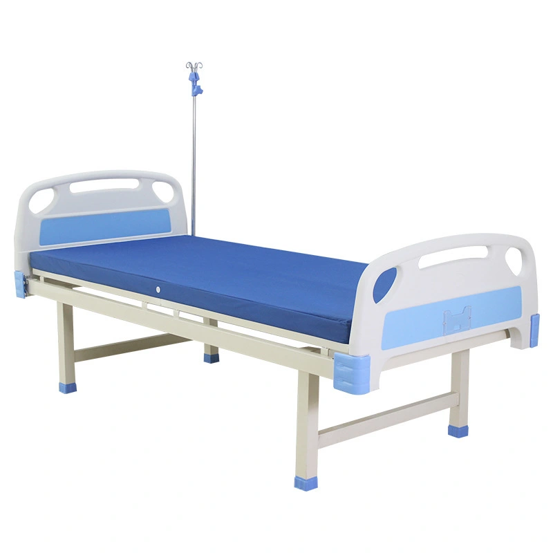 Les patients infirmiers pour soins aux personnes âgées ont utilisé un lit d'hôpital manuel pour clinique médicale plate | INNORKOM 1