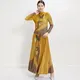 Pleated Short Gown 1038YH-1060+002C-1060 - - Pleats Clothing 3