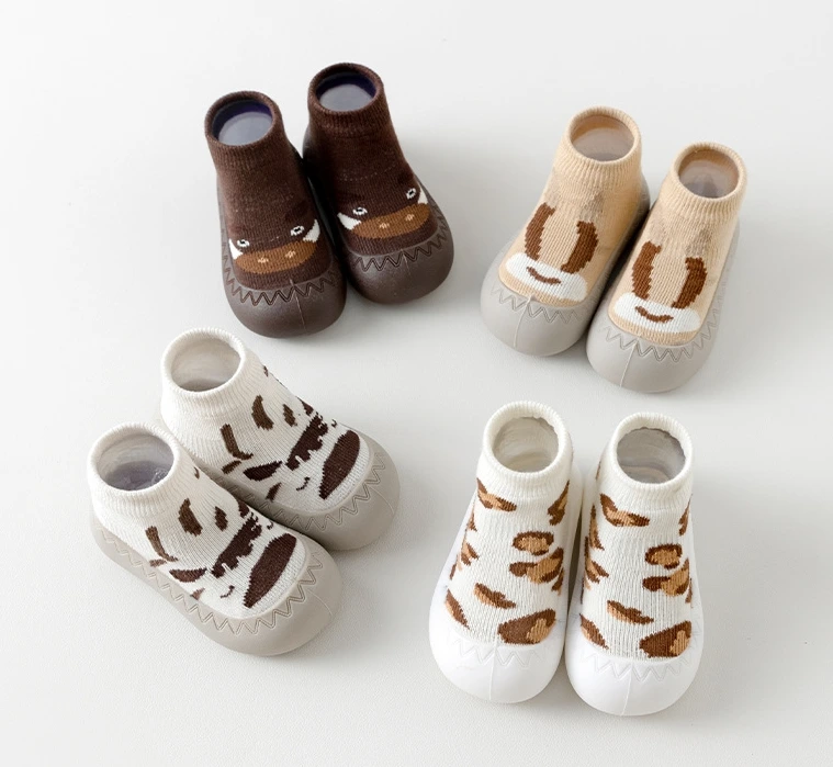Non-skid Baby Boy Girl Sock Shoes for Toddler Walking 1