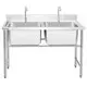 OEM Stainless Table with Sink 4