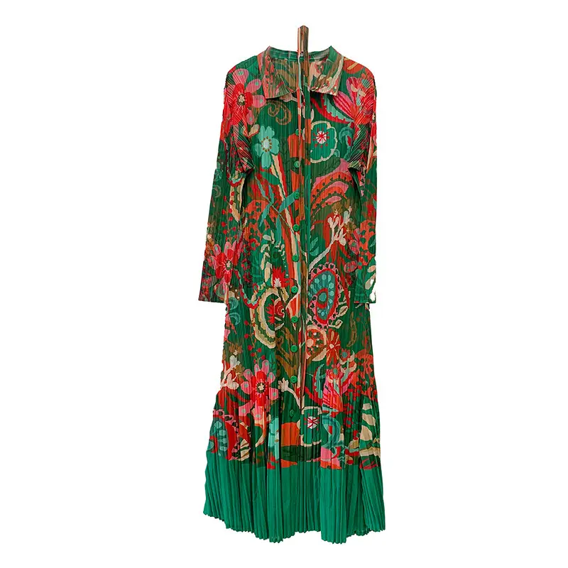 Strapless Pleated Gown Autunmn by Pleats Clothing 5