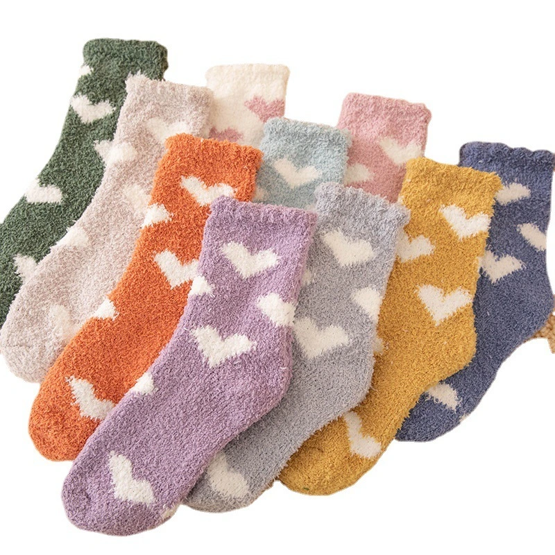 Winter Women's Cartoon Cozy Socks Soft Thickened Warm Towel - 10 Colors 1