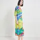 Green Pleated Gown 3-7working Days - - Pleats Clothing 5
