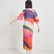 Green Pleated Gown 3-7working Days - - Pleats Clothing 3