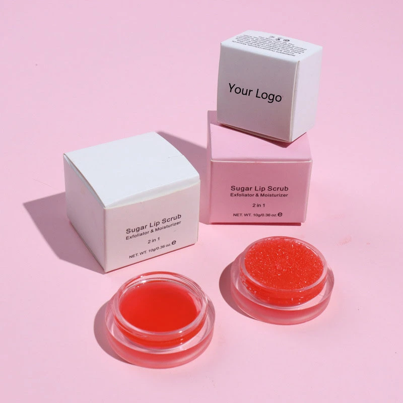 Mlm Custom Makeup 7 Flavors 2 In 1 Natural Vegan Fruit Options Lipcare Set Exfoliating Moisturizing Lip Scrub & Lip Balm 1