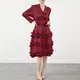 Gold Pleated Gown Chinese Clothing Manufacturers by Pleats Clothing 4