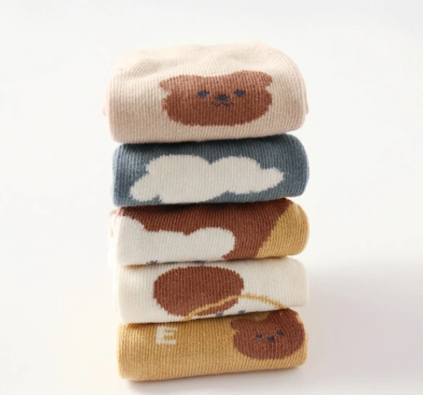 Thicker Winter Warm Anti Slip Cotton Socks - Custom Bear Cloudy Hot Sale 1