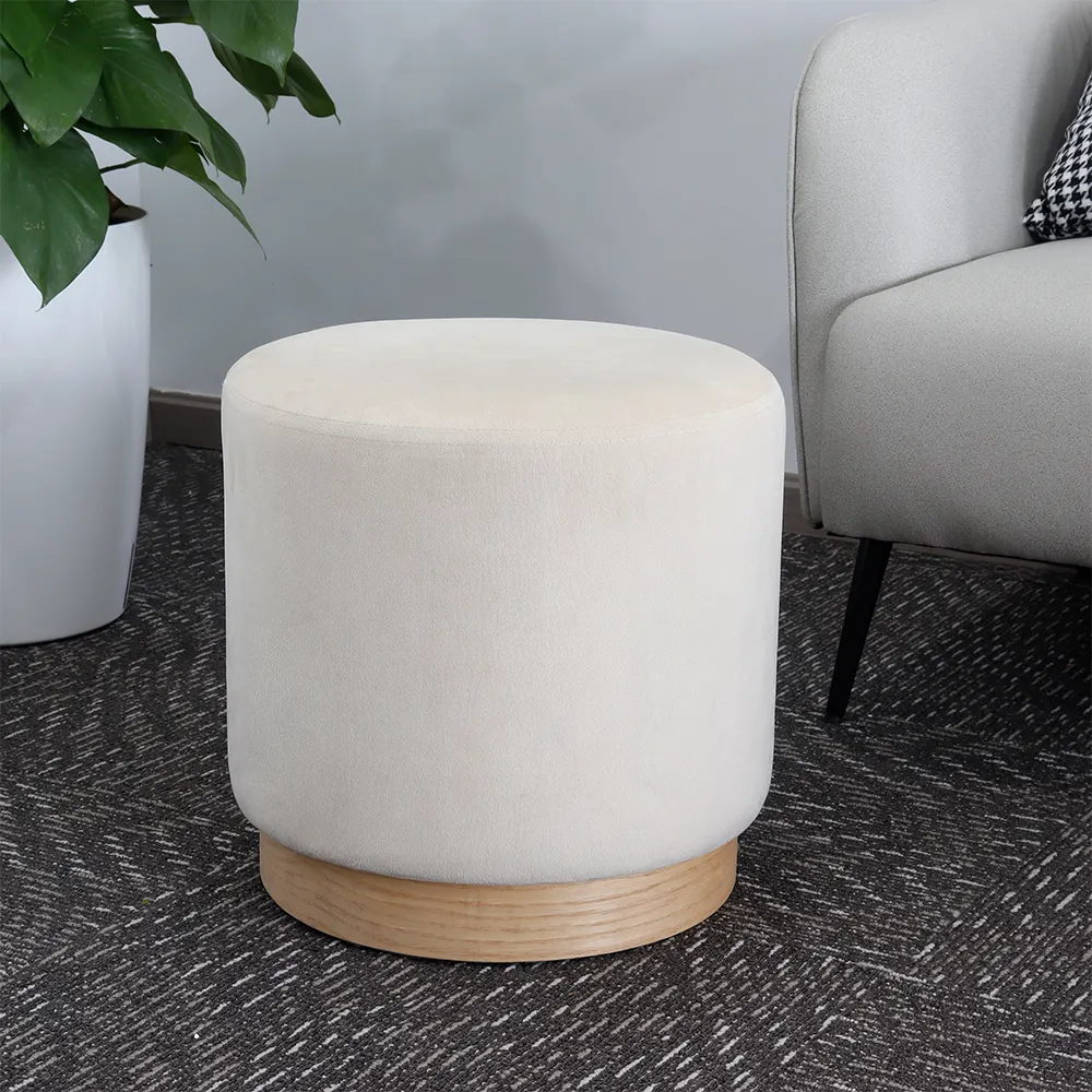 Velvet Ottoman 8808 - - NEW IMAGE 3