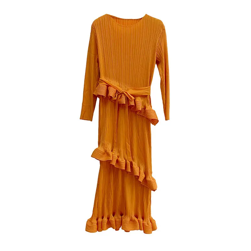 One Shoulder Pleated Gown Fast Shipping to Over 200+ Countries & Regions. - - Pleats Clothing 6