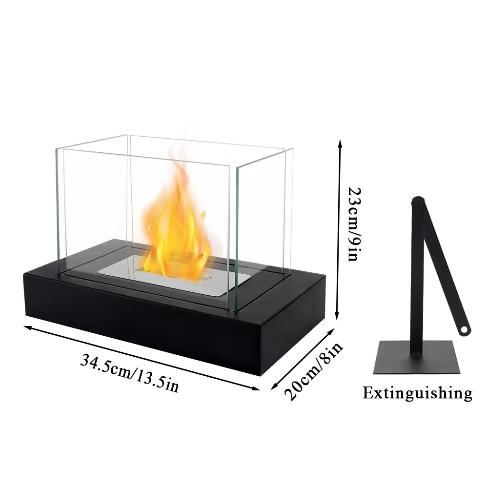 Tabletop Alcohol Fireplace Freestanding by NEW IMAGE 3