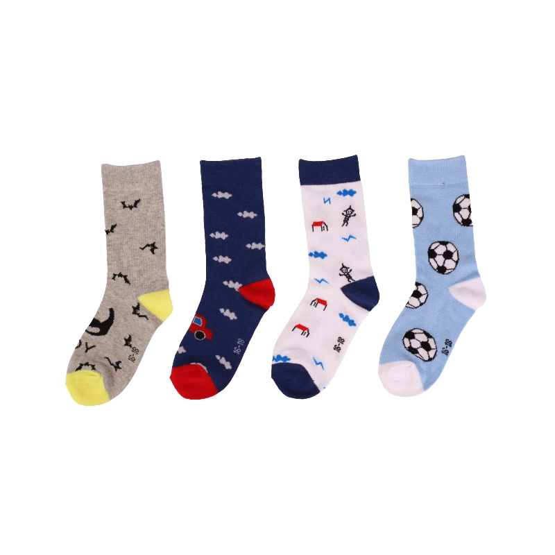 Chaussettes tube mi-mollet en coton antidérapant pour enfants - Fabrication professionnelle 1
